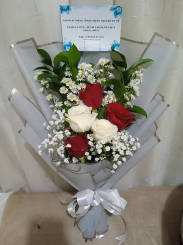 Buket Bunga pajang Cepat