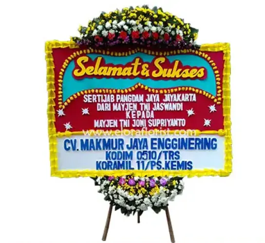 Karangan Bunga pajang